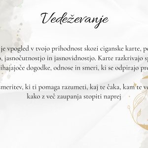 Vedeževanje